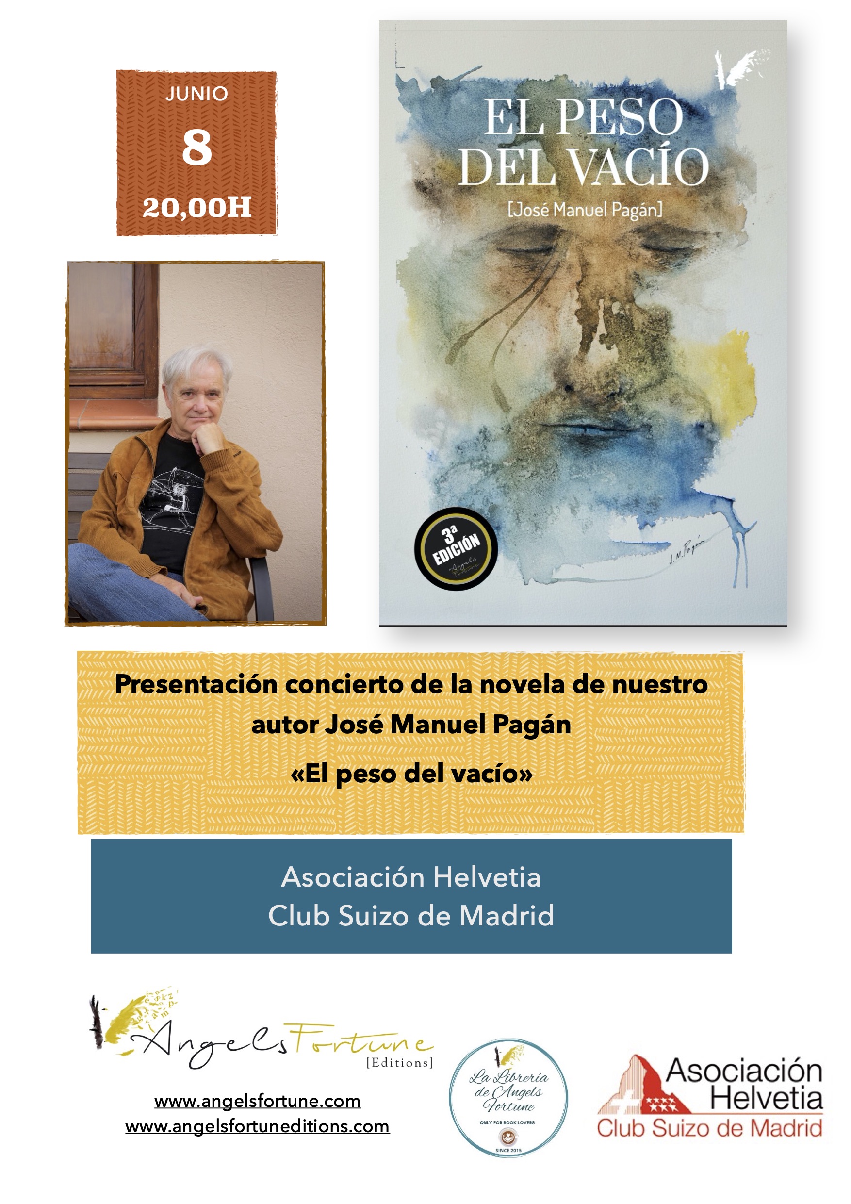 Presentación y concierto <br> José Manuel Pagán <br> El peso del vacío